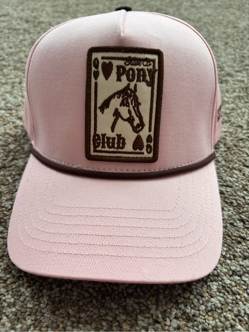 Kaxi pink pony club hat new